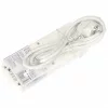 3-as hálózati földelt elosztó, 4 kapcsolóval, 1,5 m, gyerekvédelem, 3x1mm², IP20, 16A, 3500W, fehér, HOME NVK 03K/WH