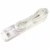 6-os hálózati földelt elosztó, 7 kapcsolóval, 3 m, gyerekvédelem, 3x1,5mm², IP20, 16A, 3500W, fehér, HOME NVK 06K-3/WH/1,5