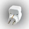 Túlfeszültség védett hálózati aljzat, 4,5kA, 16A, IP20, 3500W-ig, HOME NVT 1/WH