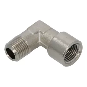   FOLYADÉKCSATLAKOZÁS L ALAKÚ (1/8 "F - 1/8" M) ESZPRESSZÓ GÉPEKHEZ