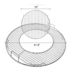 AVX Saválló Pizza Hűtő Rács – 54,6 cm (21,5"), kivehető középrésszel – Rozsdamentes acél (AVX-PZ-RACK)