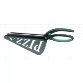 AVX Pizza olló – 33,5 cm, rozsdamentes acél – Beépített tálalóval (PO13)