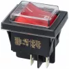 SCI R13-244 Vízmentes billenőkapcsoló 16A/250V AC, 37x30 mm, piros