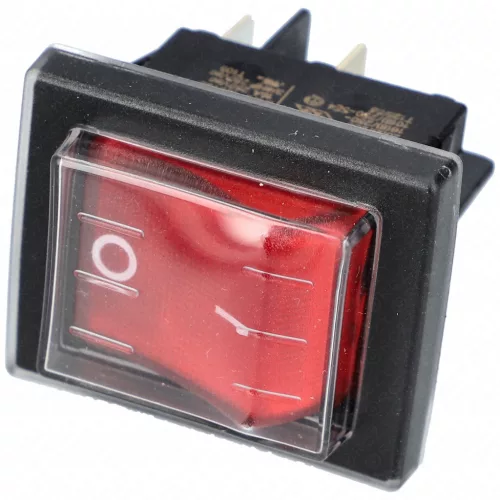 SCI R13-244 Vízmentes billenőkapcsoló 16A/250V AC, 37x30 mm, piros