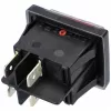 SCI R13-244 Vízmentes billenőkapcsoló 16A/250V AC, 37x30 mm, piros