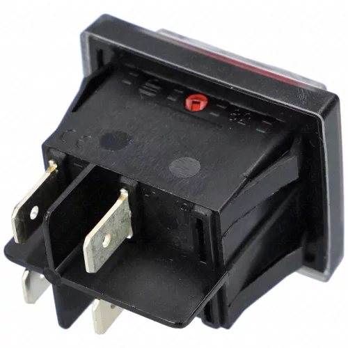 SCI R13-244 Vízmentes billenőkapcsoló 16A/250V AC, 37x30 mm, piros