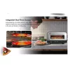 AVX PM120T Elektromos Pizzasütő – 450°C, 1850W, Digitális kijelző – Otthoni kemence (PM120T)