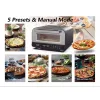 AVX PM120T Elektromos Pizzasütő – 450°C, 1850W, Digitális kijelző – Otthoni kemence (PM120T)