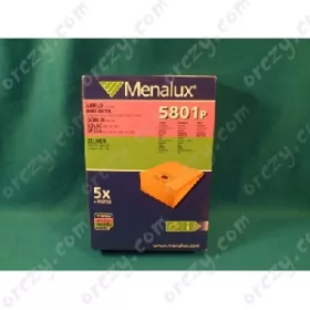   MENALUX 5801 porszívó papír porzsák SOLAC 5 db+ filter /csomag/