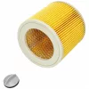 122x113 mm Szűrő, hepa, felfogató csavarral(utángyártott) KARCHER pl.: A2054ME porszívó