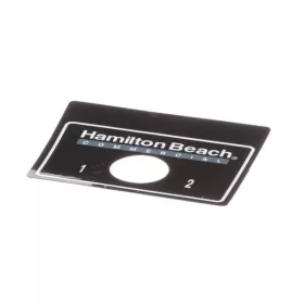 HAMILTON BEACH blender névtábla kapcsolótábla