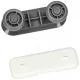 23 mm Görgő, felső kosár (eredeti) WHIRLPOOL / INDESIT mosogatógép 1 db