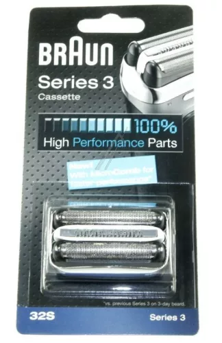 Braun Borotvafej Kazetta 32S - Szita és Kés - Series 3 borotvákhoz (81483732, 81633296)