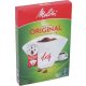 MELITTA 1X4 FEHÉRÍTETT PAPÍRSZŰRŐK