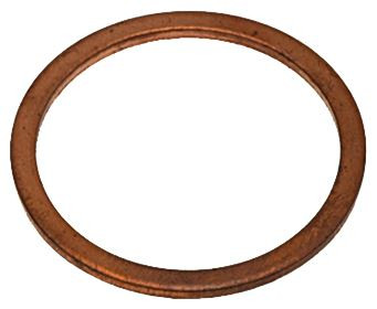 COPPER FLAT GASKET ø 28x24x1 mm