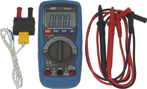 DIGITAL MULTIMETER CEM DT-922 BLUE