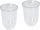 SET OF 2 LATTE MACCHIATO GLASSES 330 ml