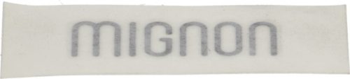 LABEL WRITTEN MIGNON BLACK 14x42 mm