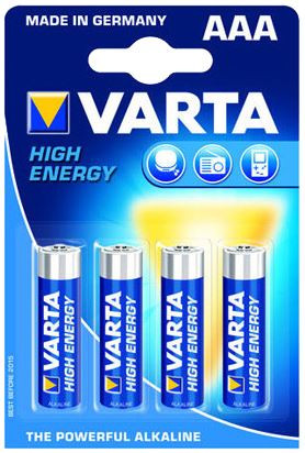 ALKALINE BATTERY AAA LR03 1.5V - 4 PCS