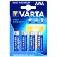 ALKALINE BATTERY AAA LR03 1.5V - 4 PCS