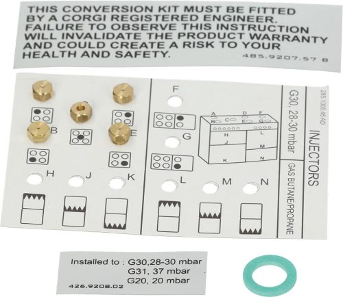 GÁZFÚVÓKA KÉSZLET 5 DB BEKO