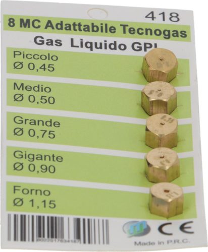 PERMETEZŐFEJ TECNOGAS 8MC LPG