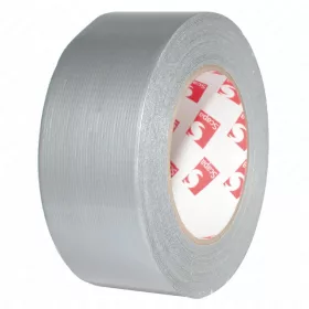   Ragasztószalag, ezüst, textil erősítés, 50 mm széles,  50 m
