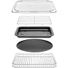 Sage the Smart Oven™ Air Fryer XL multifunkciós sütő, 28 L, 2400 W (SOV905BSS)