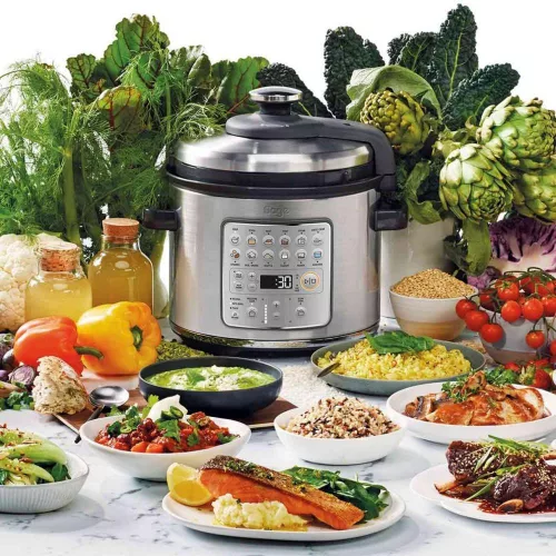 Sage the Fast Slow GO™ Multifunkciós főzőedény 1100 W, 6 L (SPR680BSS)