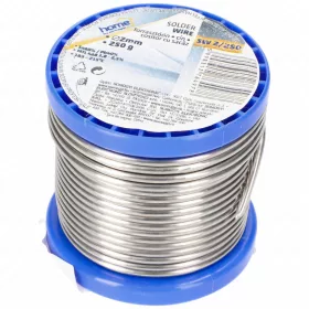 Forrasztóón, 2mm, (Sn60 / Pb40 / 2,0% gyanta) 250g