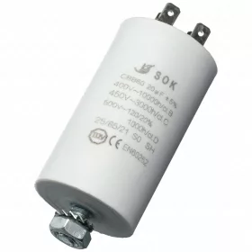   SOK Kondenzátor - 20µF, 500V - Sarus, Univerzális motorindító (CBB60)