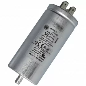   35 uF 475V Kondenzátor, sarus, fémházas (univerzális)  klíma