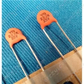 22 uF 25V Kondenzátor, furatszerelt, mini híradástechnika