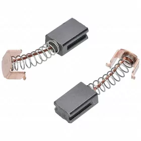 Szénkefe Univerzális Barkácsgépekhez - 5x8x12 mm - Füles-sapkás, rugós, hornyolt