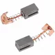 Szénkefe Univerzális Motorokhoz - 6x8x11 mm - Füles-sapkás, rugós, hornyolt