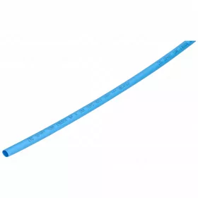   6,4 / 3,2 mm x 1 m Zsugorcső, 2:1, kék, poliolefin (univerzális) vezetékhez