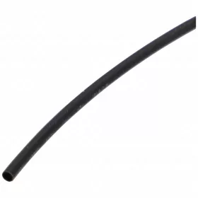   1,6 / 0,8 mm x 1 m Zsugorcső, 2:1, fekete, poliolefin (univerzális) vezetékhez