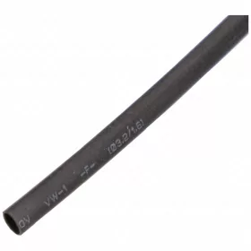   3,2 / 1,6 mm x 1 m Zsugorcső, 2:1, fekete, poliolefin (univerzális) vezetékhez