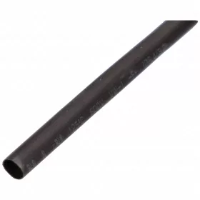   Univerzális Zsugorcső - 6,4 / 3,2 mm x 1 m, 2:1, fekete - Poliolefin vezetékhez (ZSCS6.4/1)