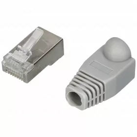 Csatlakozó hálózati kábel UTP RJ45 , CAT5E szürke