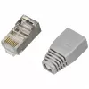 Csatlakozó hálózati kábel UTP RJ45 , CAT5E szürke