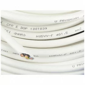   4x1,5 mm2 MTK, duplán szigetelt hajlékony sodrott réz kábel, ár/méter