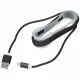 USB-A / Lightning kábel (fekete, szövet borítással, fém csatlakozóval) Iphone 5/6/7 telefonokhoz