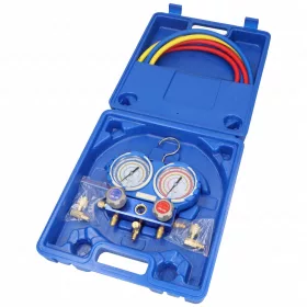   Csaptelep készlet, dupla, kétcsapos VMG-2-R410A-02 ( R-410A, R-407C, R-134a,R-404 hűtőközegekhez) VALUE