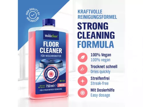 WoldoClean Padlótisztító robotporszívóhoz, Fresh Flower, 750 ml (W21091)