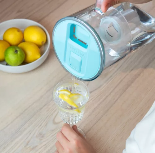 Wessper D2 FutureFlow AquaClassic 3,3 l üvegkancsó +ajándék vízszűrő (menta)