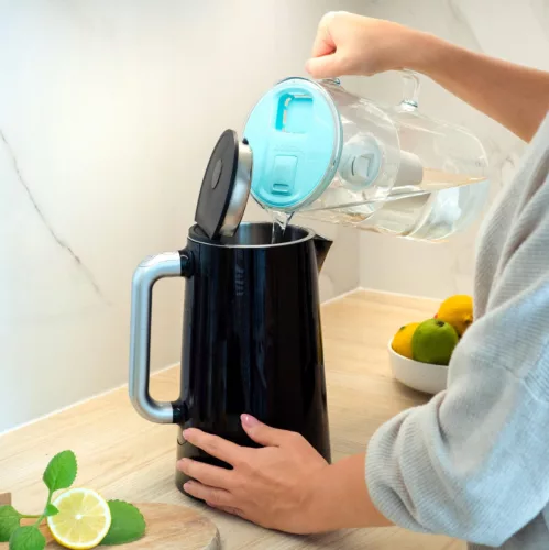 Wessper D2 FutureFlow AquaClassic 3,3 l üvegkancsó +ajándék vízszűrő (menta)