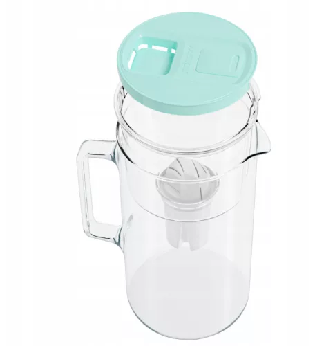 Wessper D2 FutureFlow AquaClassic 3,3 l üvegkancsó +ajándék vízszűrő (menta)