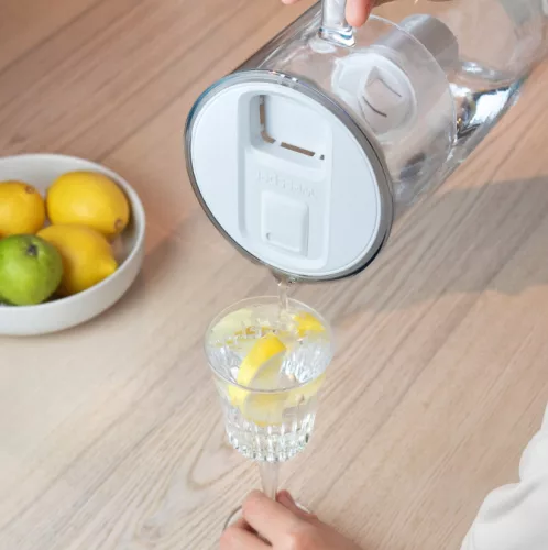 Wessper D2 FutureFlow AquaClassic 3,3 l üvegkancsó +ajándék vízszűrő (fehér)