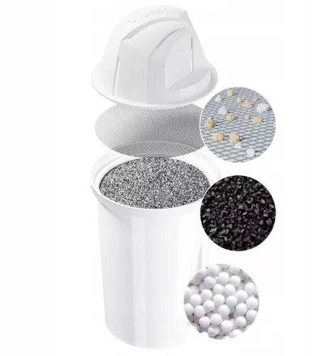 Wessper D2 FutureFlow AquaClassic 3,3 l üvegkancsó +ajándék vízszűrő (fehér)